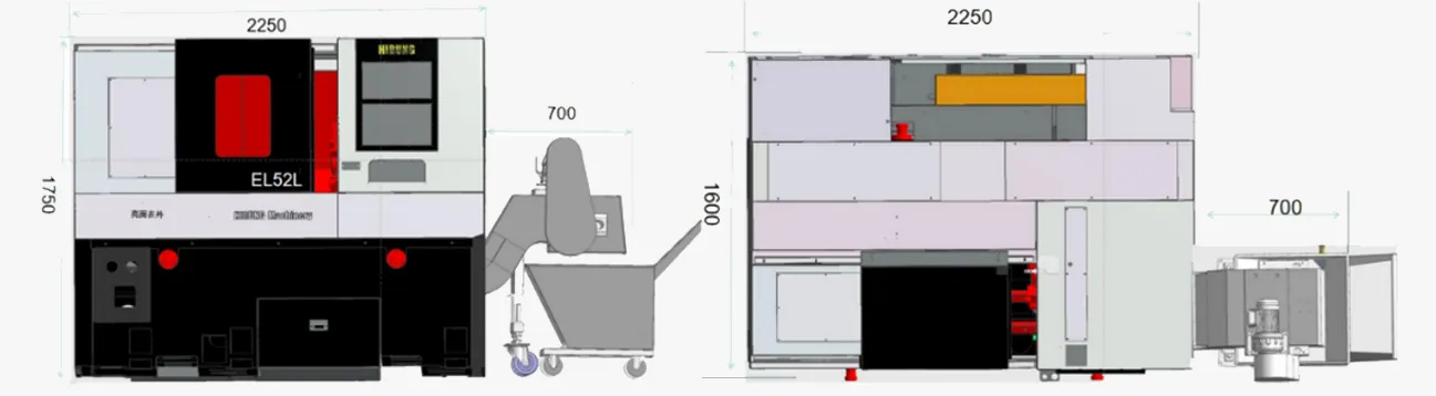 EL52L CNC Lathe Machine Details