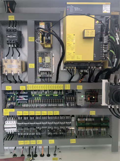 Picture of Electrical Box LayoutMechanical Structure of CNC 5 Axis Machining Center